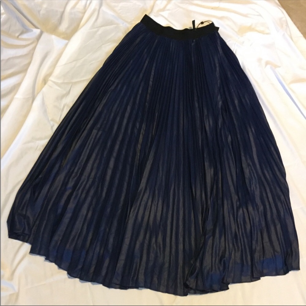 BCBGMaxAzria maxi skirt, navy